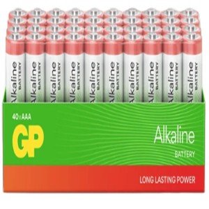 GP G-Tech LR03 AAA Boy Red Alkalin İnce Kalem Pil 40'lı Paket GP24ARETA21-2GST40