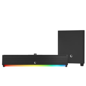 Rampage RM-1 SoundWave Plus Siyah Total 64W 16V-4.06A BT+USB+AUX+TF Kartlı Gaming Soundbar Speaker
