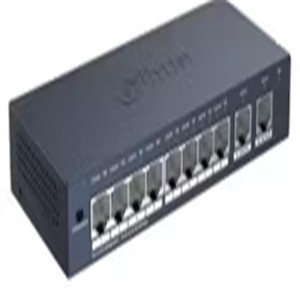 Dahua S3010-8ET2GT-90 10 Port 10-100 8xPoe 90W 2xRJ45 10-100-1000 Uplink Yönetilemez Switch
