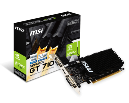 MSI GT710 2GB GDDR3 64BIT HDMI/DVI/VGA (GT 710 2GD3H LP)
