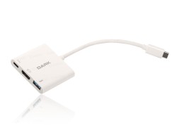 DARK 3IN1 USB3.1 TYPE C-USB3.0 / HDMI / USB3.1 TYPE C DONUSTURUCU (DK AC U31X32)