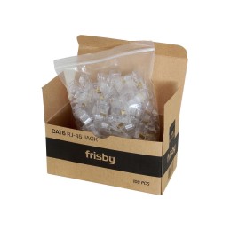 FRISBY FNW-RJ4520N CAT6 RJ-45 UTP 100 LU KONNEKTOR KUTU