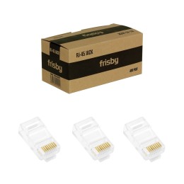 FRISBY FNW-RJ4519N 100 LU PAKET CAT5 RJ45 UTP KONNEKTOR