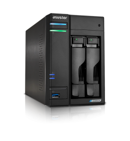 ASUSTOR AS6702T 2 SLOT TOWER NAS CELERON 2GHz QUAD 4GB DDR4 2x2.5GBE