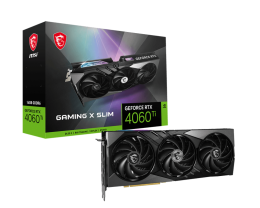 MSI RTX4060TI 16GB GDDR6 128BIT 3xDP/HDMI (GEFORCE RTX4060TI GAMING X SLIM 16G)