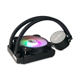 QUADRO QWCR-120B 120MM 12CM ARGB FAN INTEL UYUMLU SIVI SOGUTUCU SIYAH