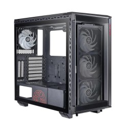 XPG BATTLECRUISER USB3.0 4x12CM FAN MID TOWER SIYAH KASA (BATTLECRUISER-BKCWW)