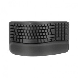 LOGITECH WAVE KEYS KABLOSUZ ERGONOMIK Q KLAVYE GRAFIT (920-012311)