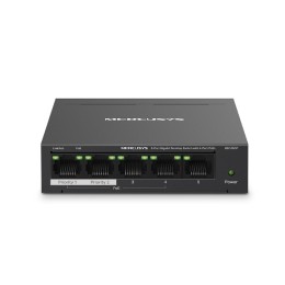 TP-LINK MERCUSYS MS105GP 5 PORT 10/100/1000 4 PORT 65W POE YONETILEMEZ SWITCH